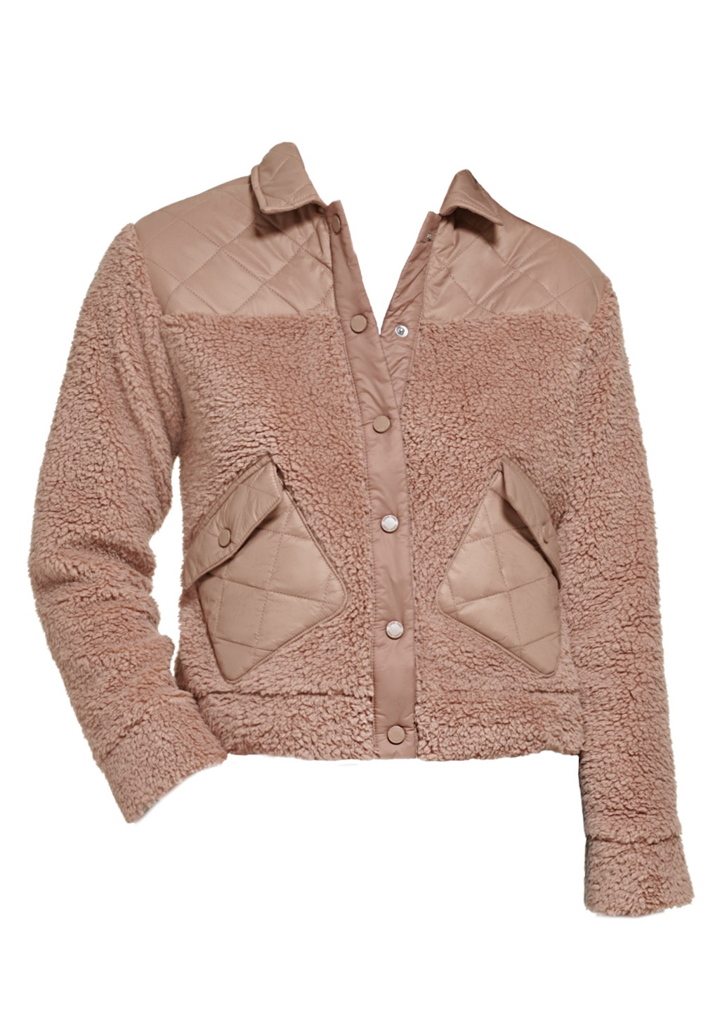 Розово-коричневая демисезонная куртка Calvin Klein