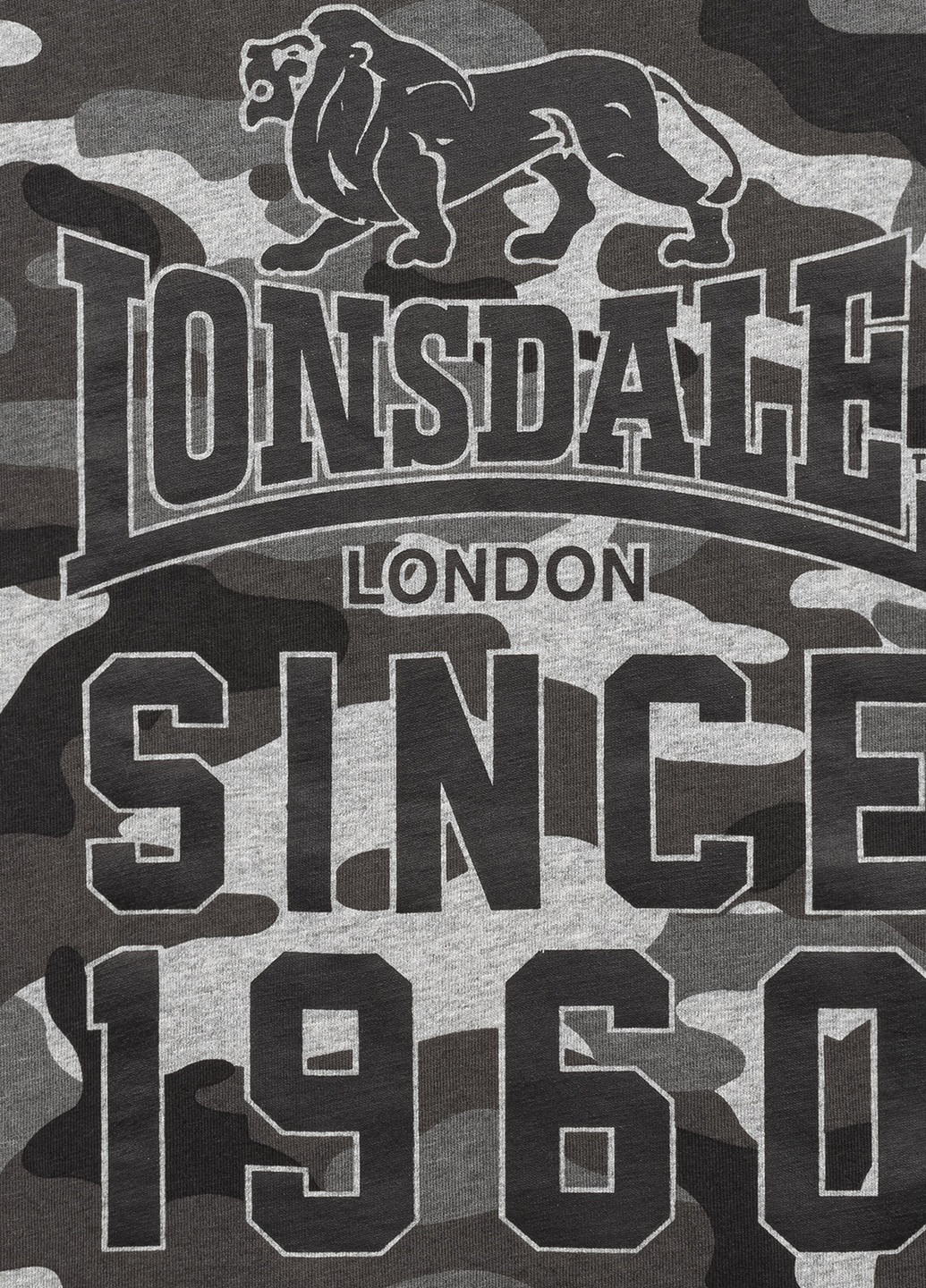 Сіра футболка Lonsdale STORTH