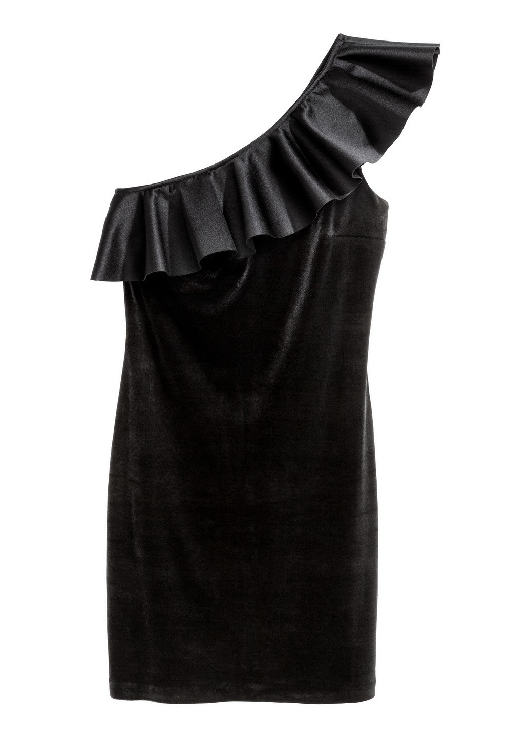 Чорна сукня H&M однотонна