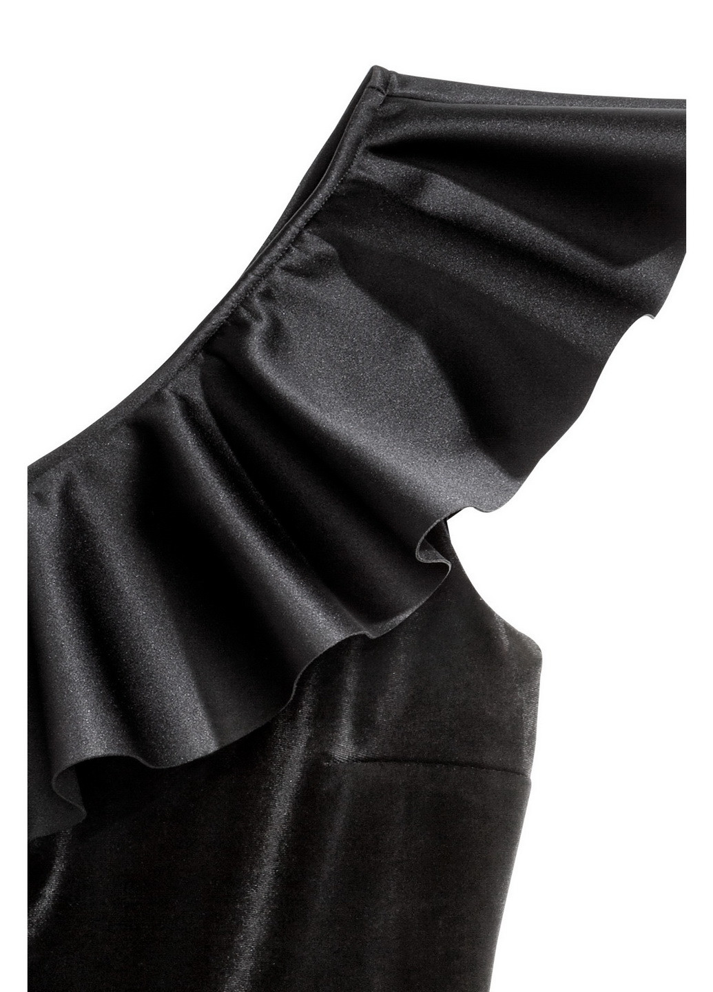 Чорна сукня H&M однотонна