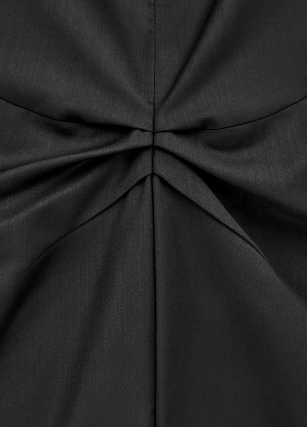 Чорна сукня з вовною Cos однотонна