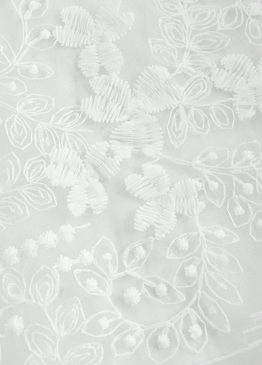 Белая блуза с баской SHEIN