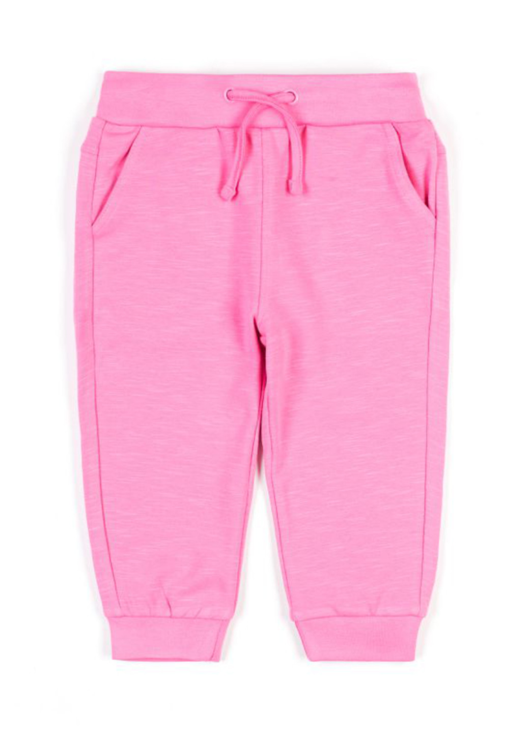 Розовые спортивные демисезонные джоггеры брюки Coccodrillo