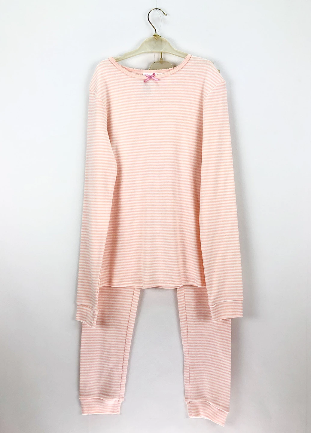 Персиковая всесезон пижама (лонгслив, брюки) лонгслив + брюки H&M