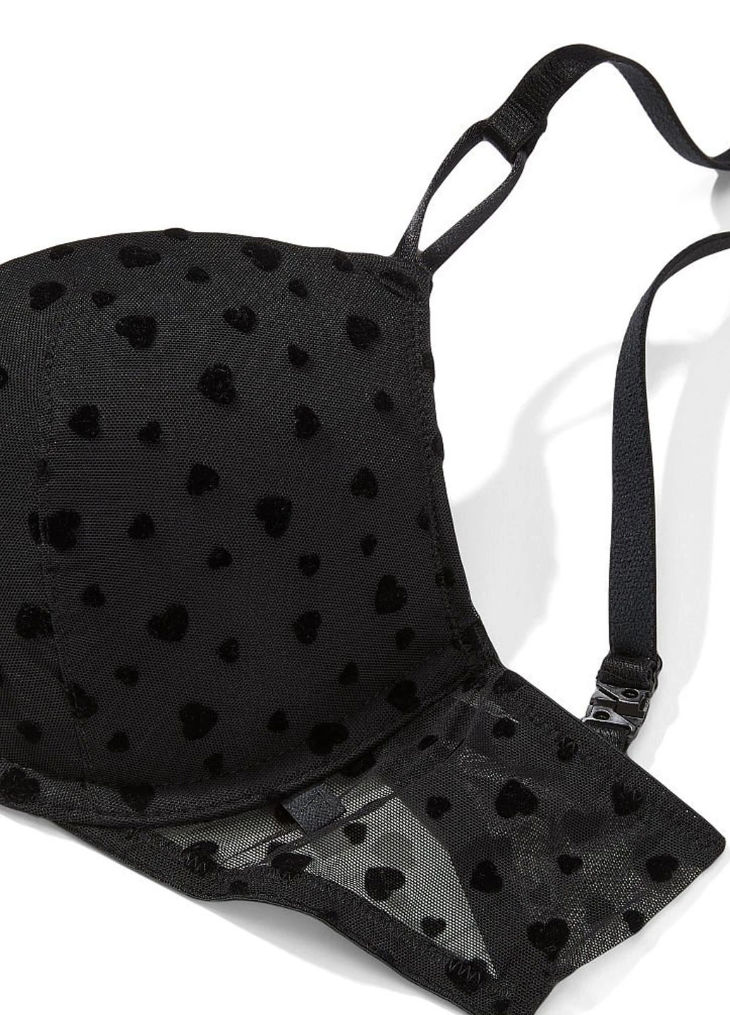 Черный демисезонный комплект (бюстгальтер, трусики) Victoria's Secret