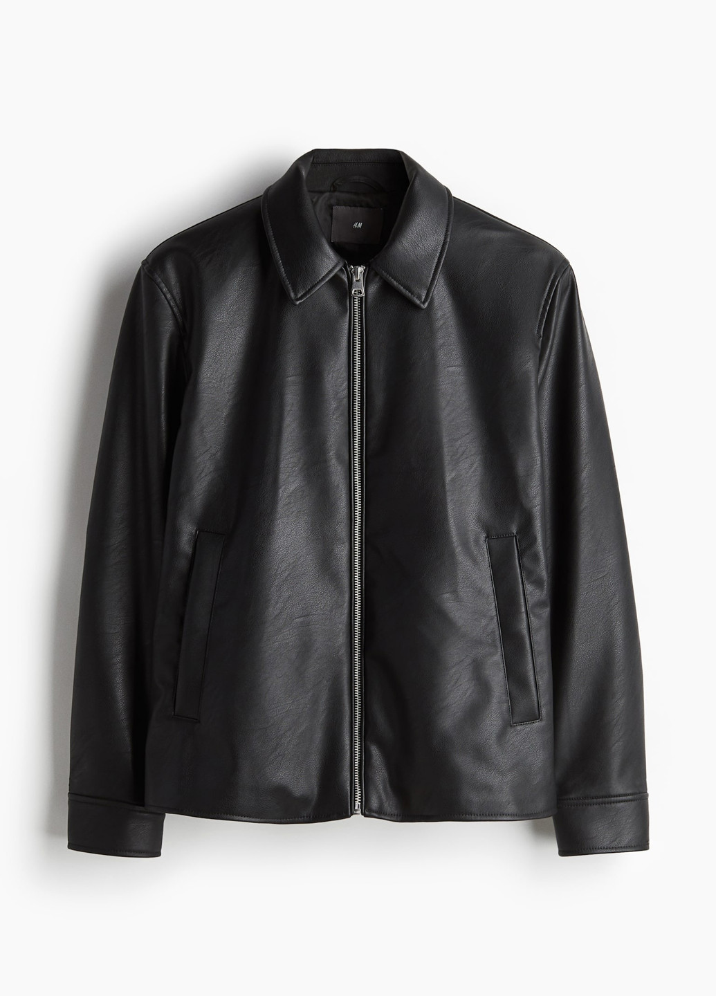 Черная демисезонная куртка H&M