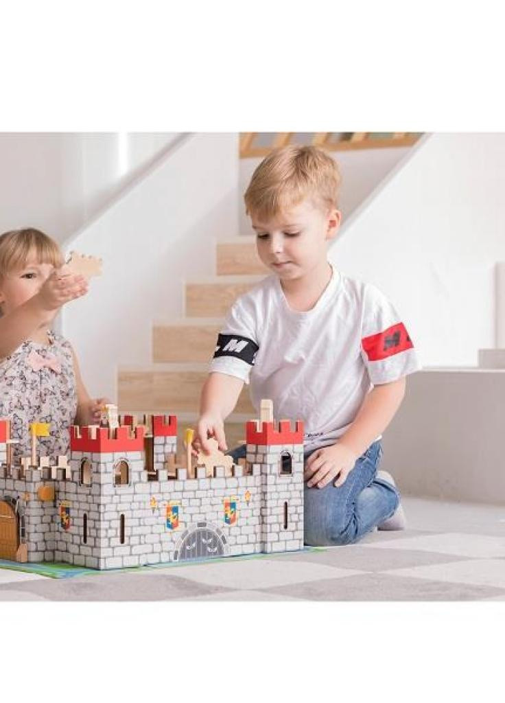 Игровой набор Деревянный замок (50310) Viga Toys (202365355)