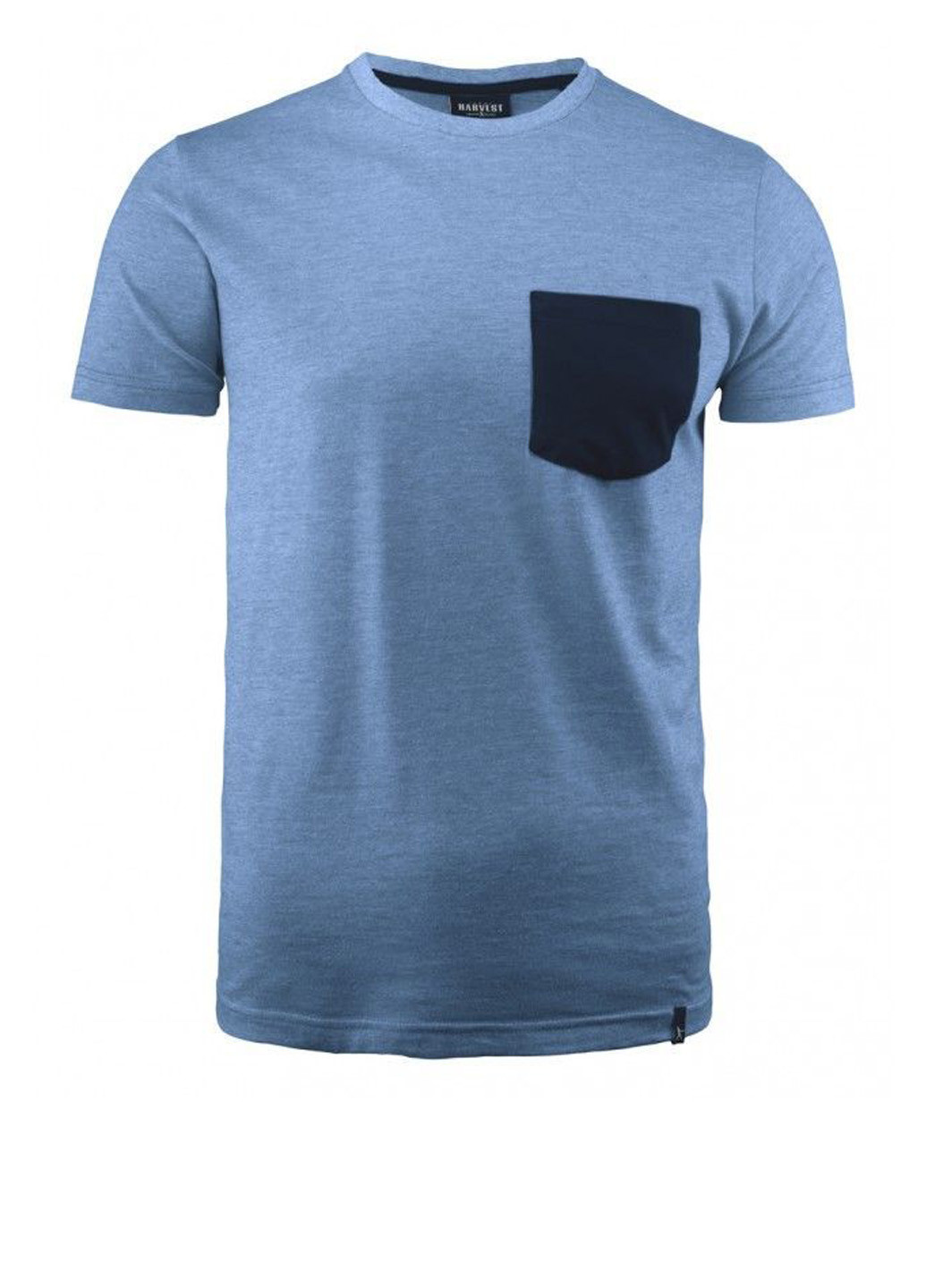 Синяя футболка James Harvest PORTWILLOW