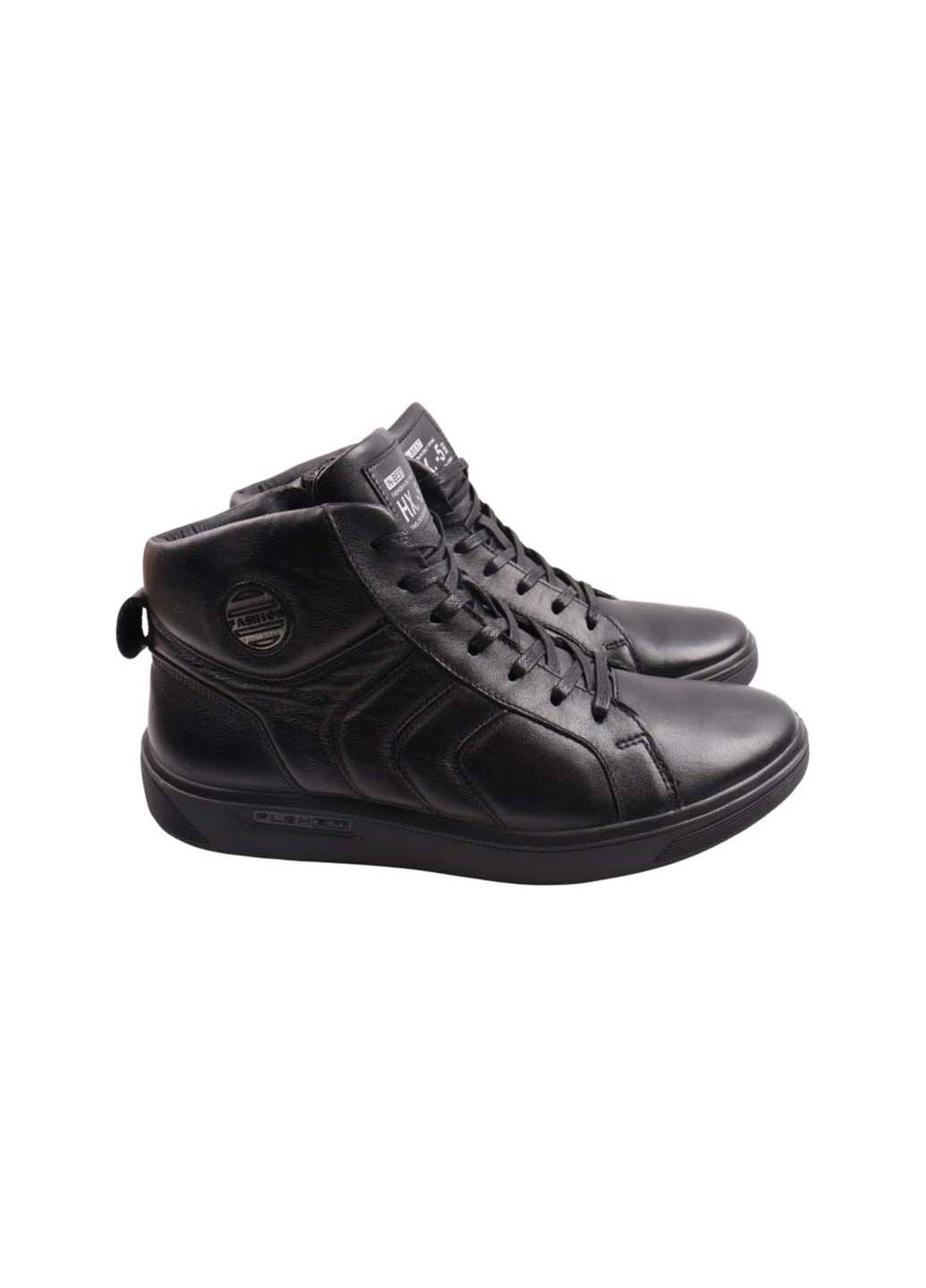 Черные осенние ботинки Konors