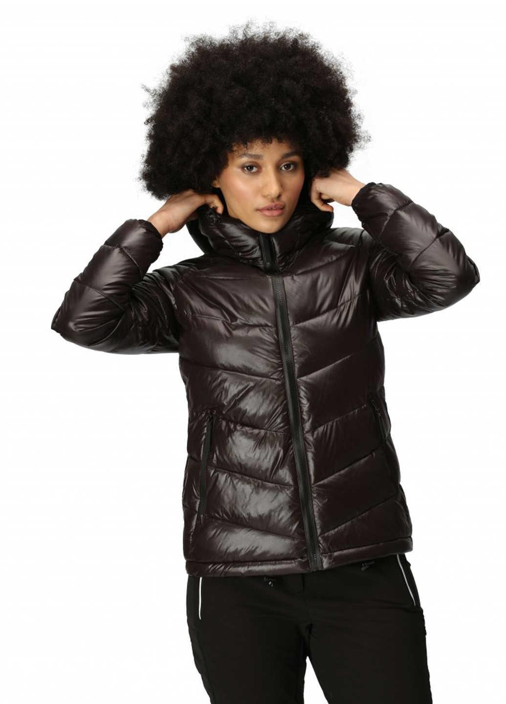 Чорна зимня куртка Regatta Wmns Toploft III