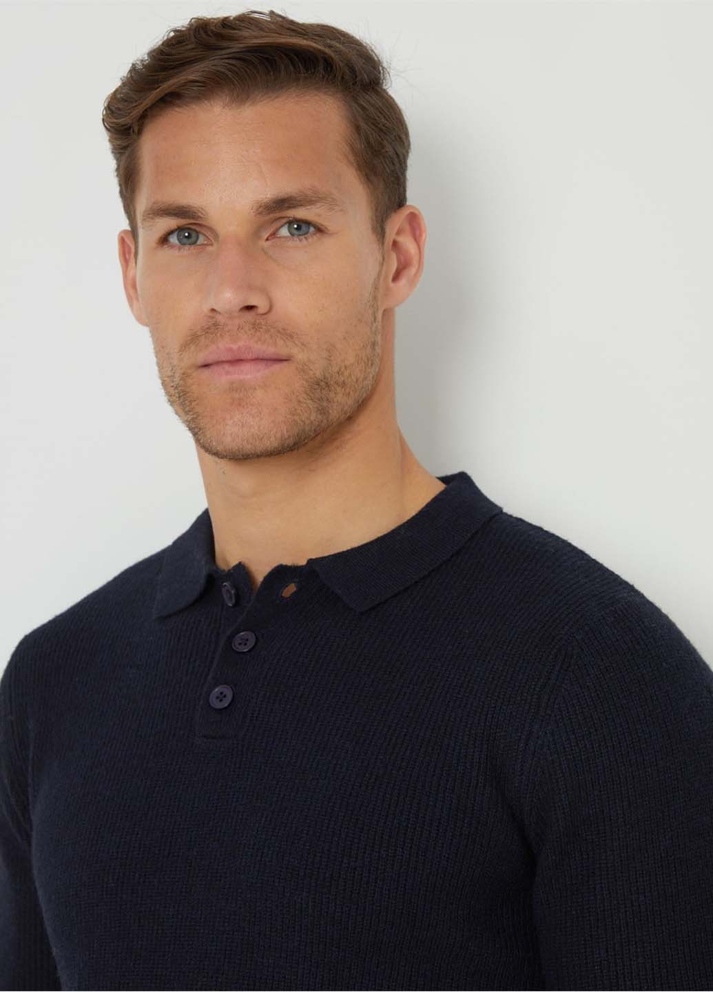 Темно-синий демисезонный свитер Threadbare