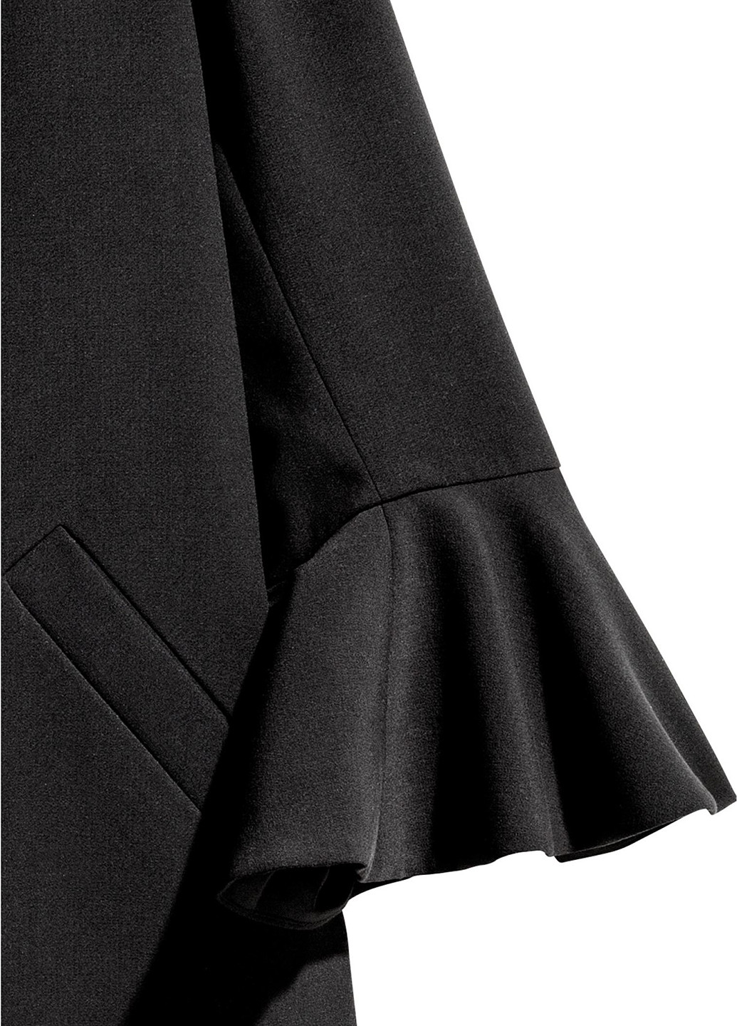 Черное демисезонное Пальто H&M