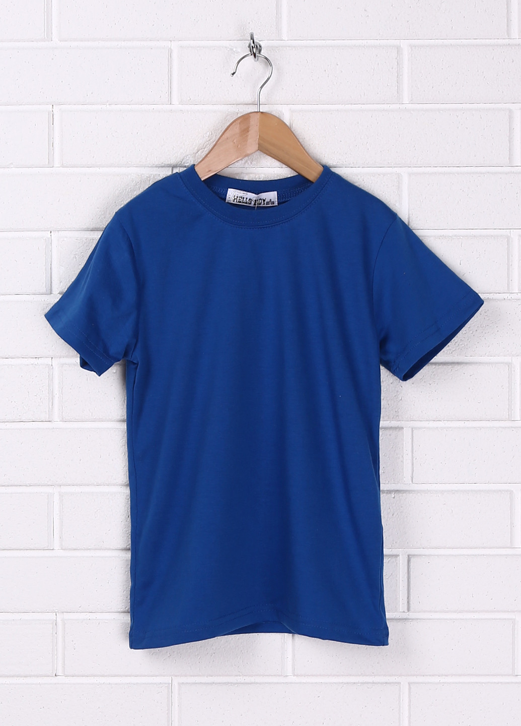 Синяя летняя футболка Hello Boy