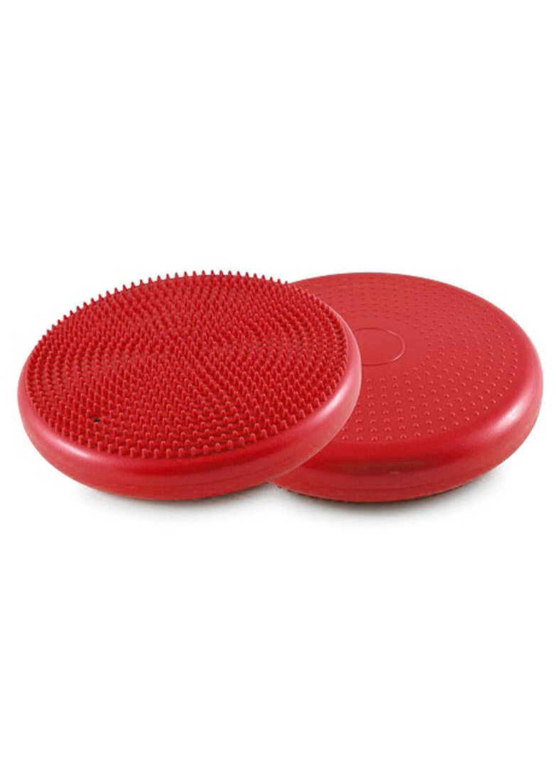 Балансировочная массажная подушка красная (сенсомоторный массажный балансировочный диск для баланса и массажа) EasyFit (241214888)