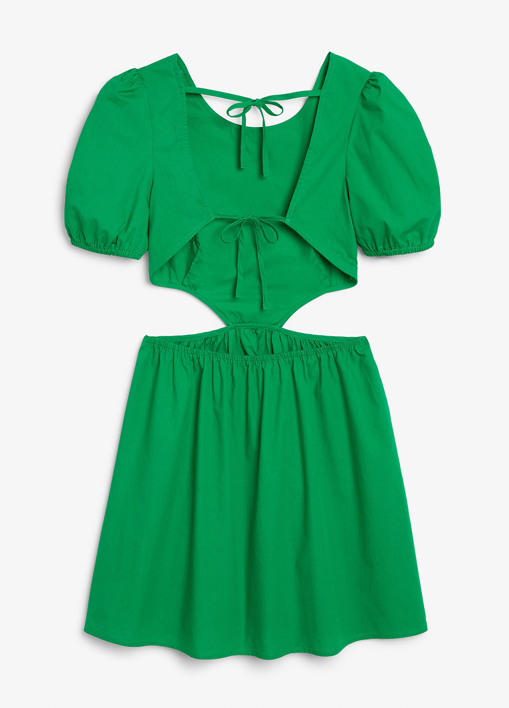 Зеленое кэжуал платье Monki однотонное