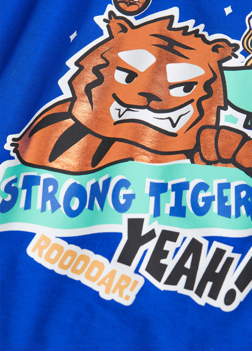 Синя літня футболка H&M