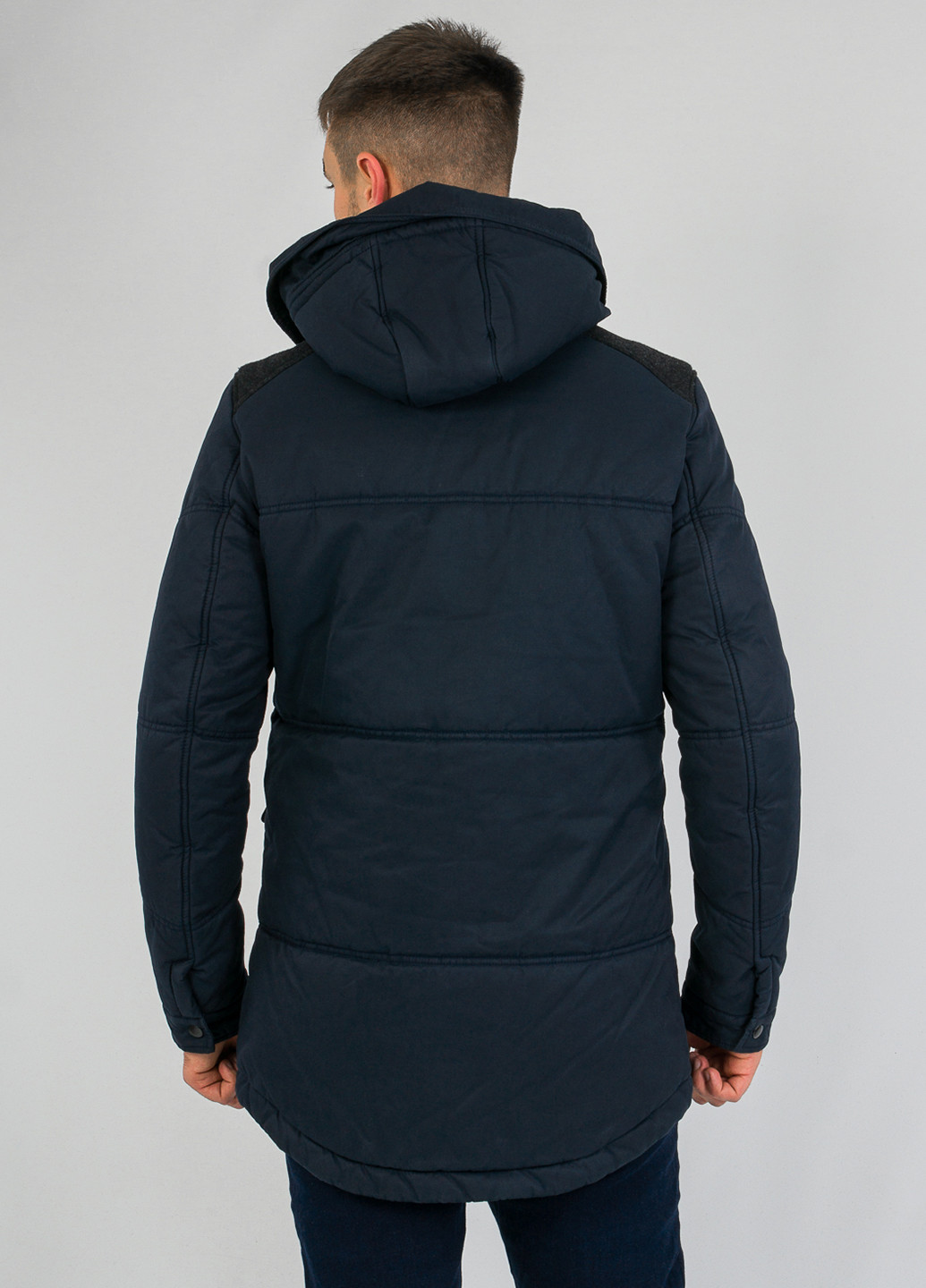 Темно-синяя зимняя куртка Antony Morato