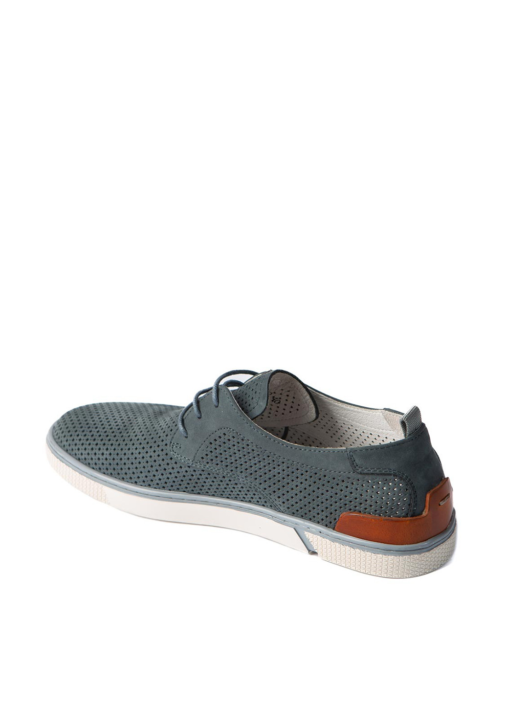 Серо-синие кэжуал туфли Cosottinni на шнурках