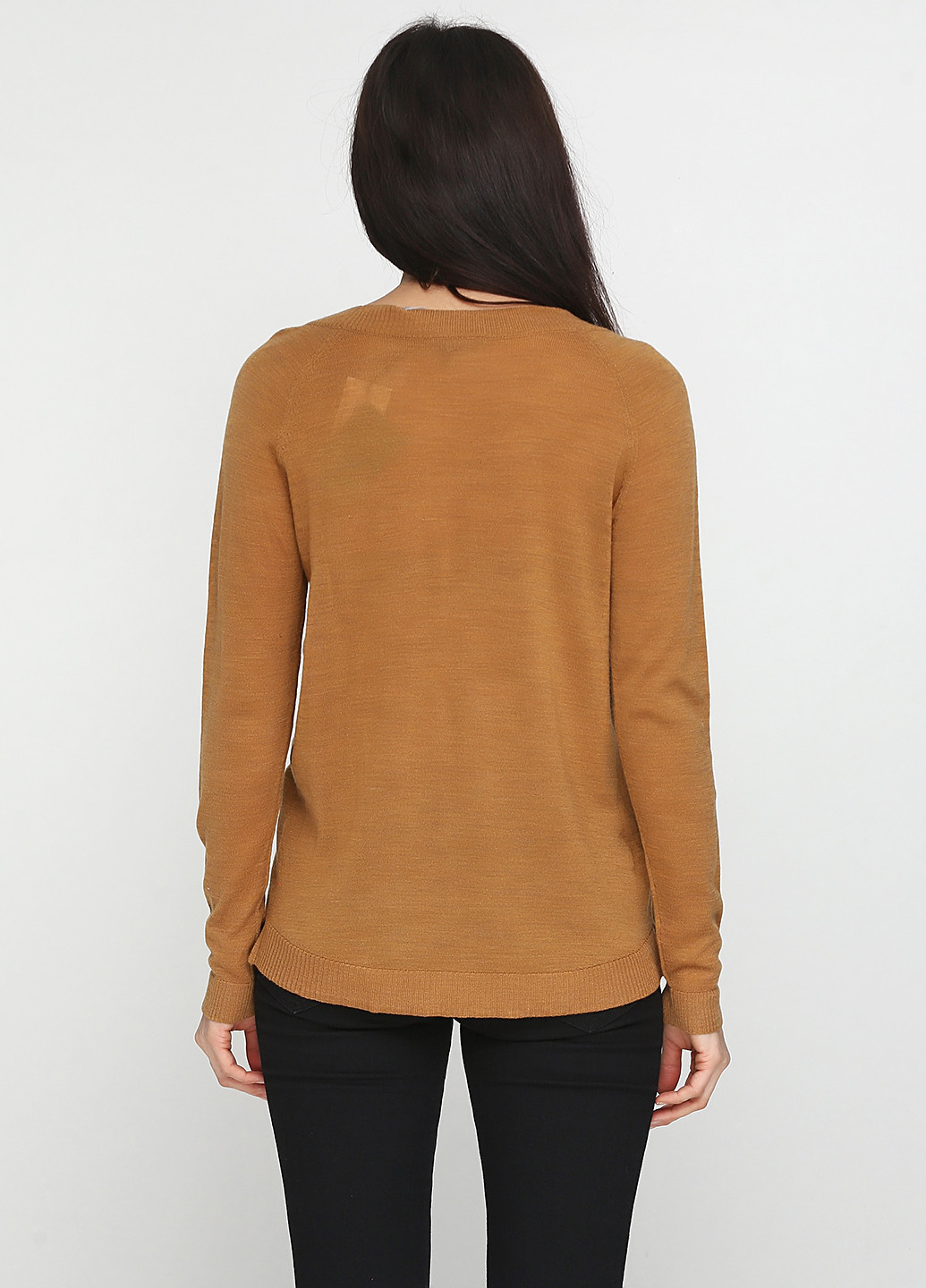 Светло-коричневый демисезонный пуловер пуловер MBYM
