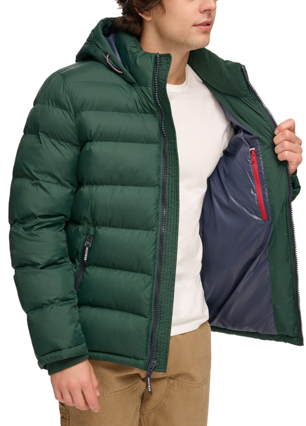 Зелена демісезонна куртка Tommy Hilfiger