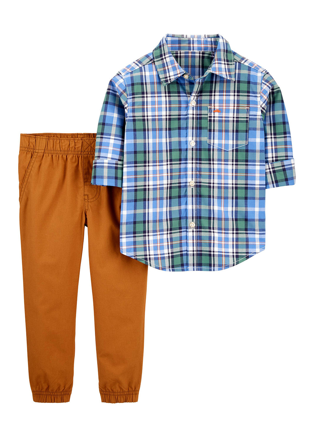 Комбинированный демисезонный комплект (рубашка, брюки) Carter's