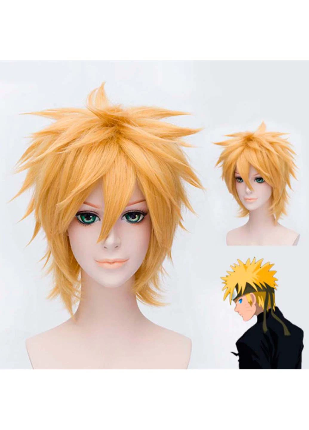 Перука Fan Girl Наруто Узумаки косплей - Naruto (251323669)