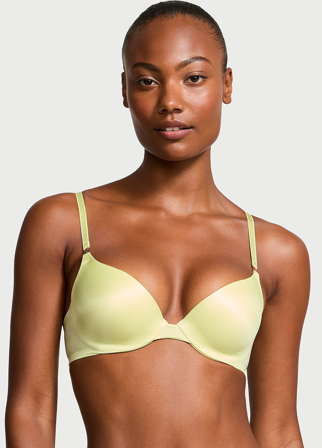 Желтый демисезонный комплект (бюстгальтер, трусики) Victoria's Secret