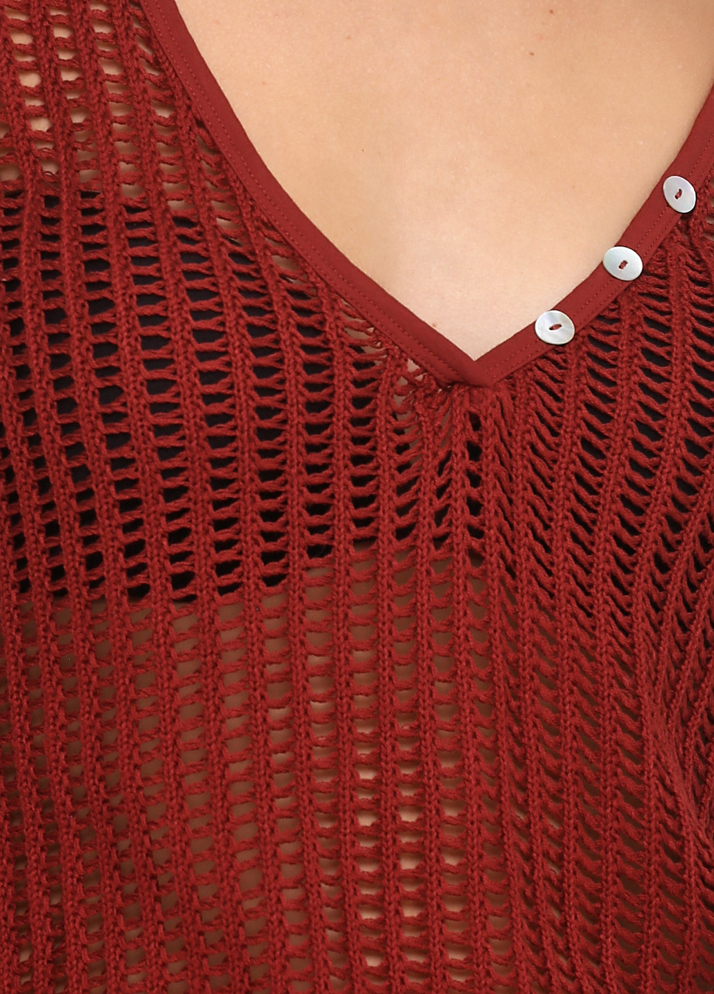Світло-бордовий демісезонний пуловер пуловер B.C.