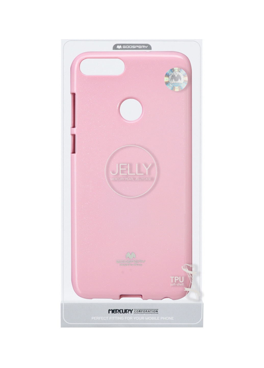 Чохол для Huawei P Smart. Jelly Case. PINK Goospery для Huawei P Smart . Jelly Case. PINK рожевий