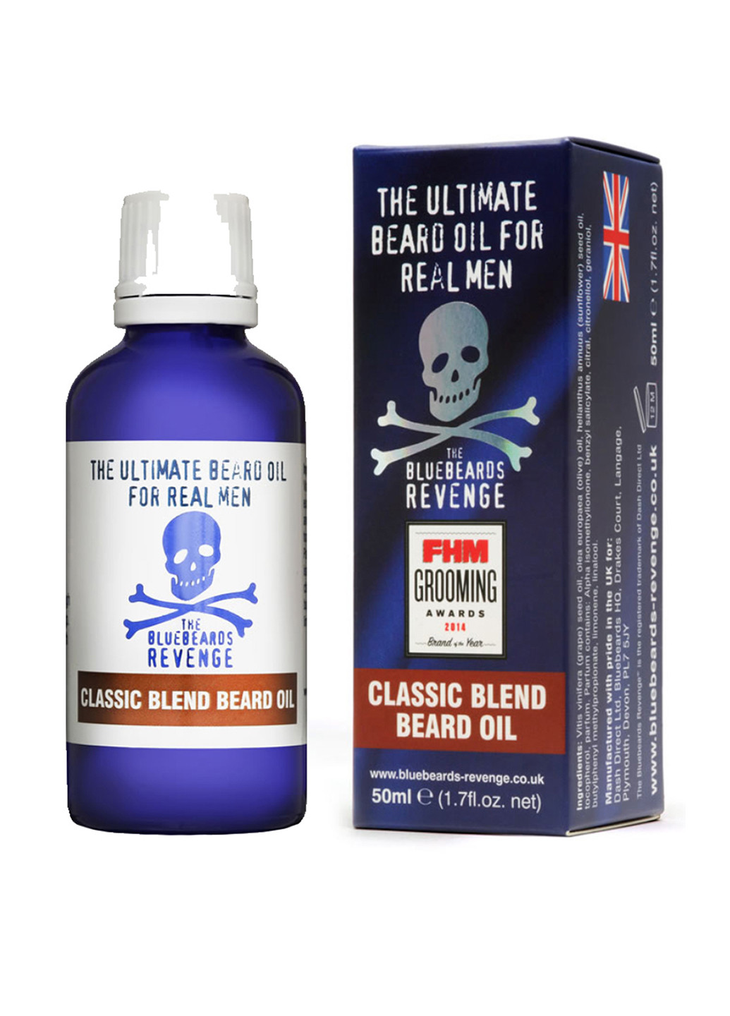 Масло для бороды Classic Blend Beard Oil, 50 мл The Bluebeards Revenge (69674622)
