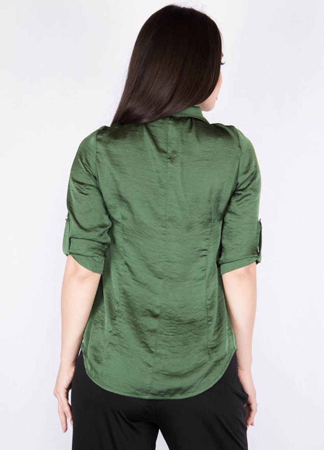 Зеленая демисезонная блуза Time of Style