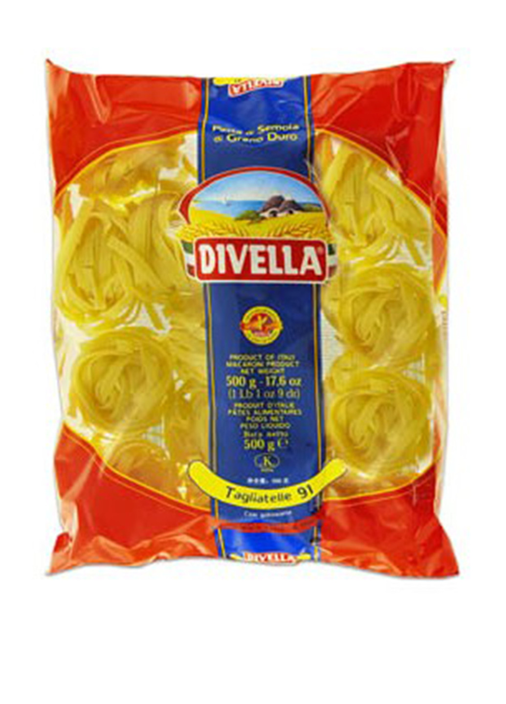 Макарони 091 Tagliatelle Semola, 500 г Divella (184837168)
