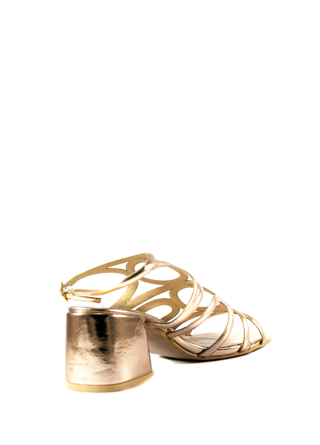 Золотые босоножки Sopra с ремешком