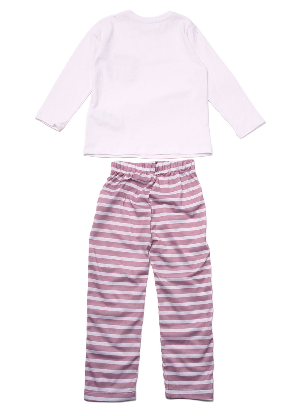 Розовая всесезон пижама (лонгслив, брюки) лонгслив + брюки Trendyol