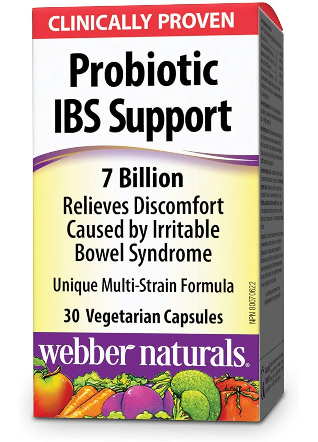 Пробиотики Probiotic IBS Support 7 Billion 30 капсул Webber Naturals (255409865)