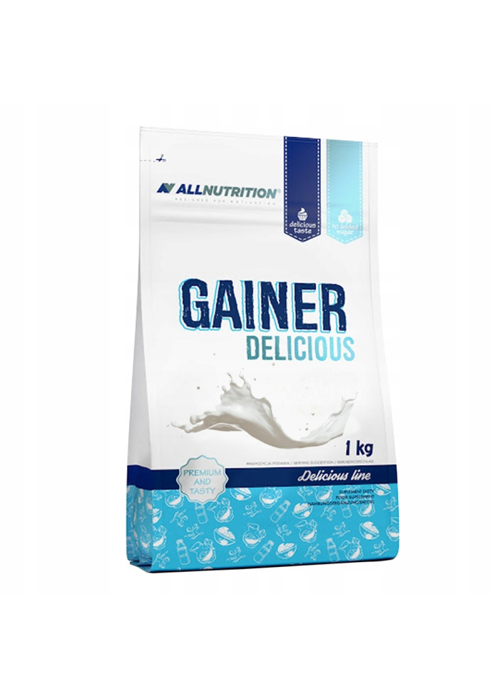 Гейнер для набору маси All Nutrition Gainer Delicious - 1000g Toffee Allnutrition (253540403)