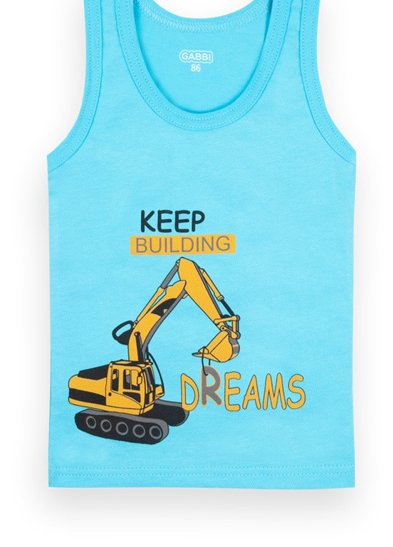 Детская майка для мальчика *Бум-бурум* Габби (233901909)