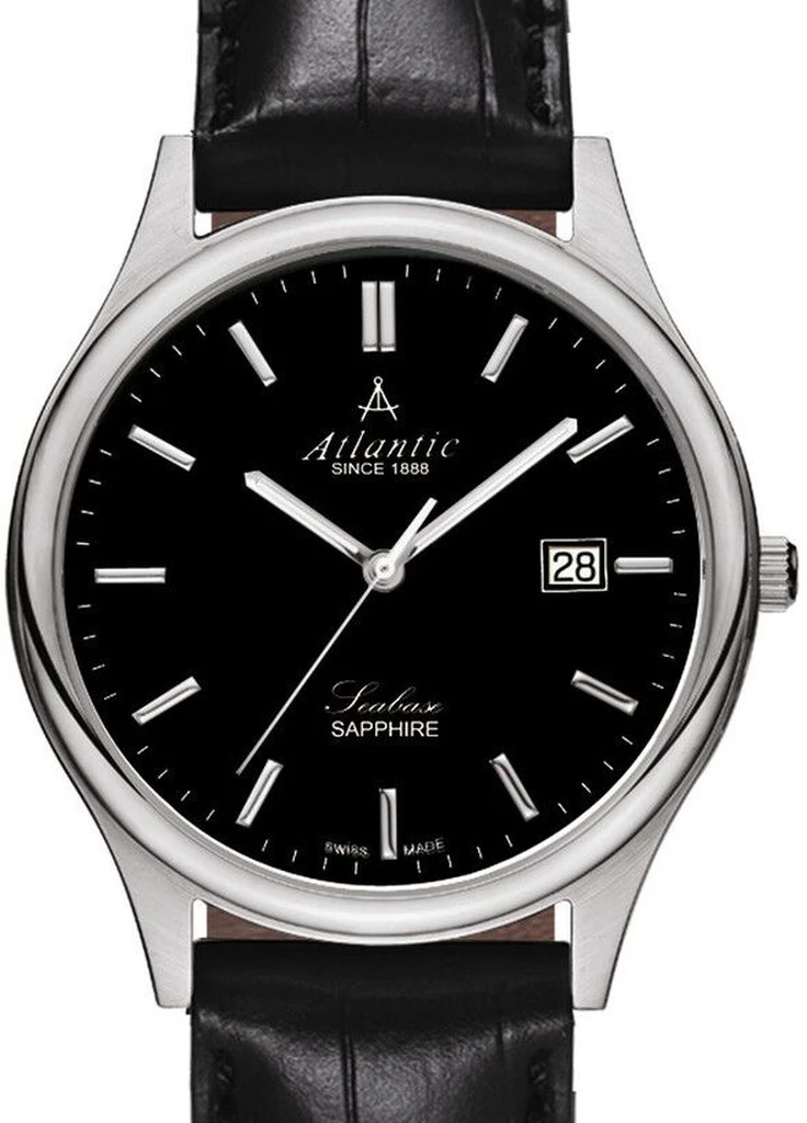 Часы 60342.41.61 кварцевые классические Atlantic (229058507)