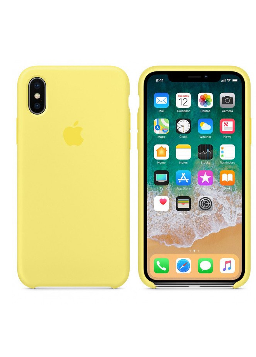 Чехол Silicone Case iPhone Xs/X lemonade ARM (220820930)