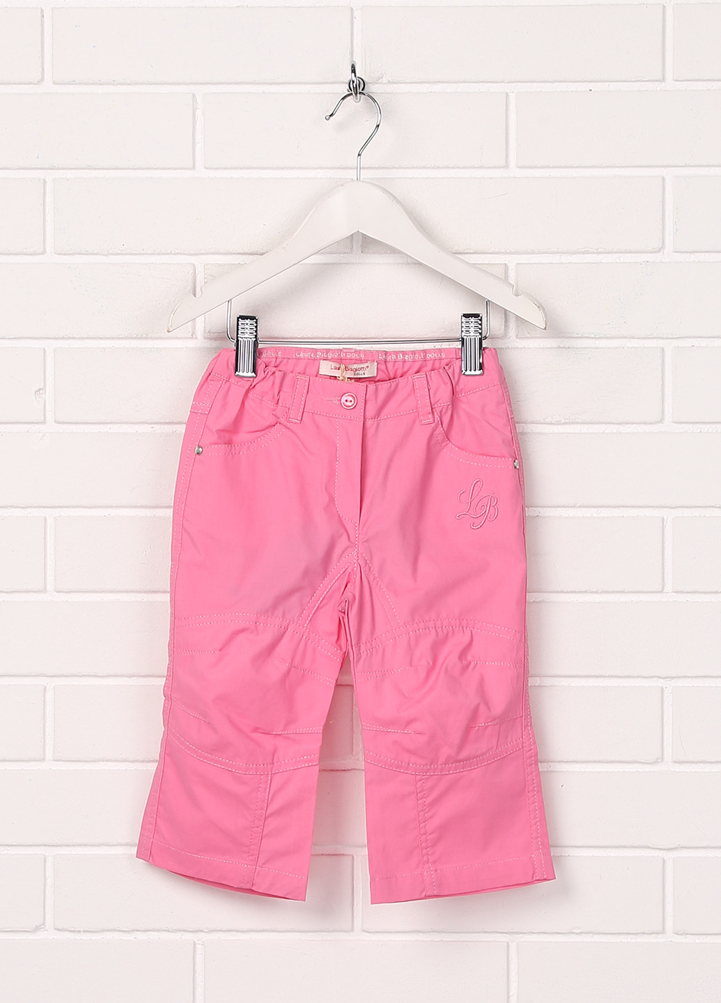 Розовые кэжуал демисезонные со средней талией брюки Laura Biagiotti