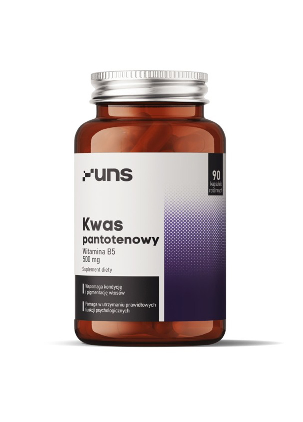 Пантотенова кислота Kwas Pantotenowy - 90caps UNS Vitamins (239155059)