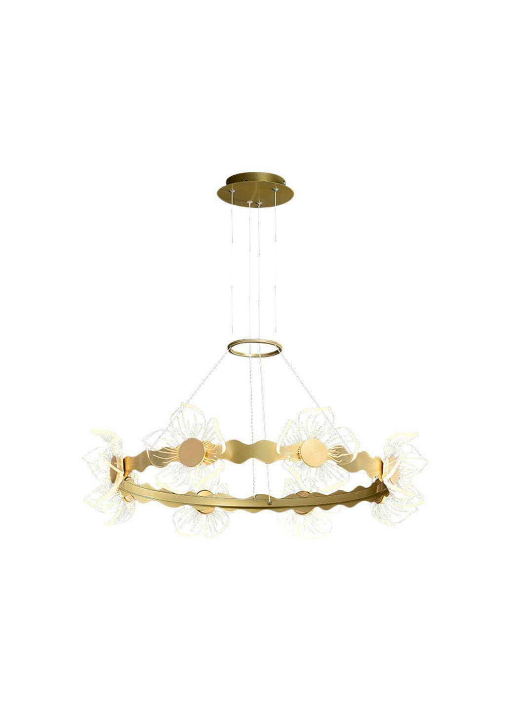 Люстра стельова LED D5021S/580-k Золото 25х58х58 див. Sunnysky (253122451)