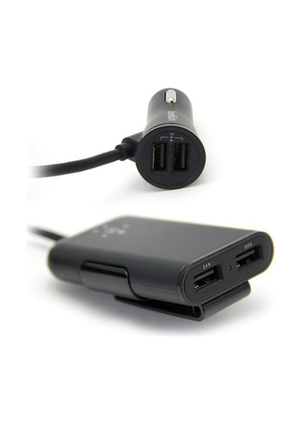 Автомобільне ЗУ Road Rockstar USB Charger (2 USB x 2.4Amp + 2 USB x 1.2Amp), чорний (F8M935bt06-BLK) Belkin road rockstar usb charger (2 usb x 2.4amp + 2 usb x 1.2amp), черный (f8m935bt06-blk) (137882422)