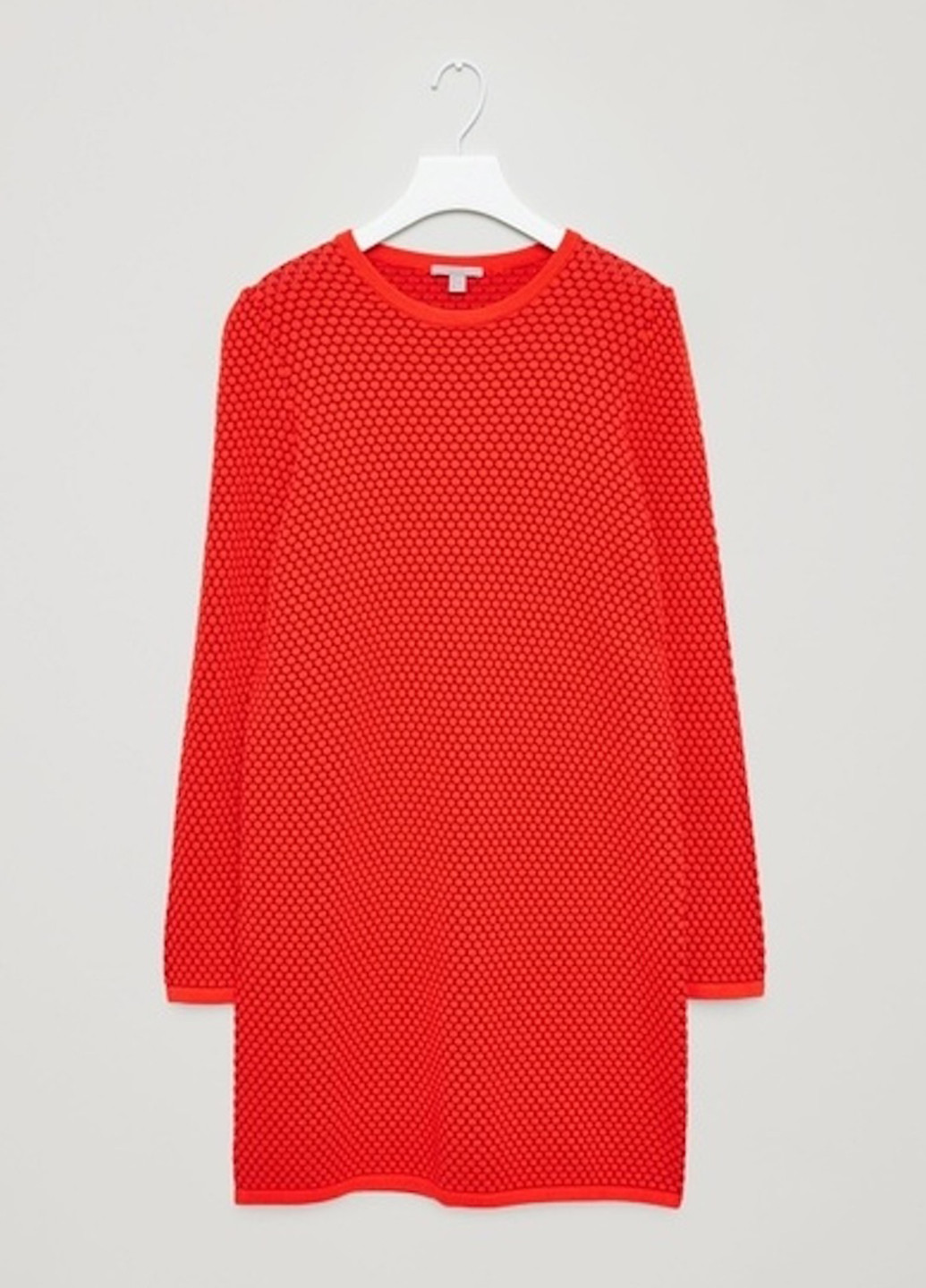 Червона кежуал сукня Cos з геометричним візерунком