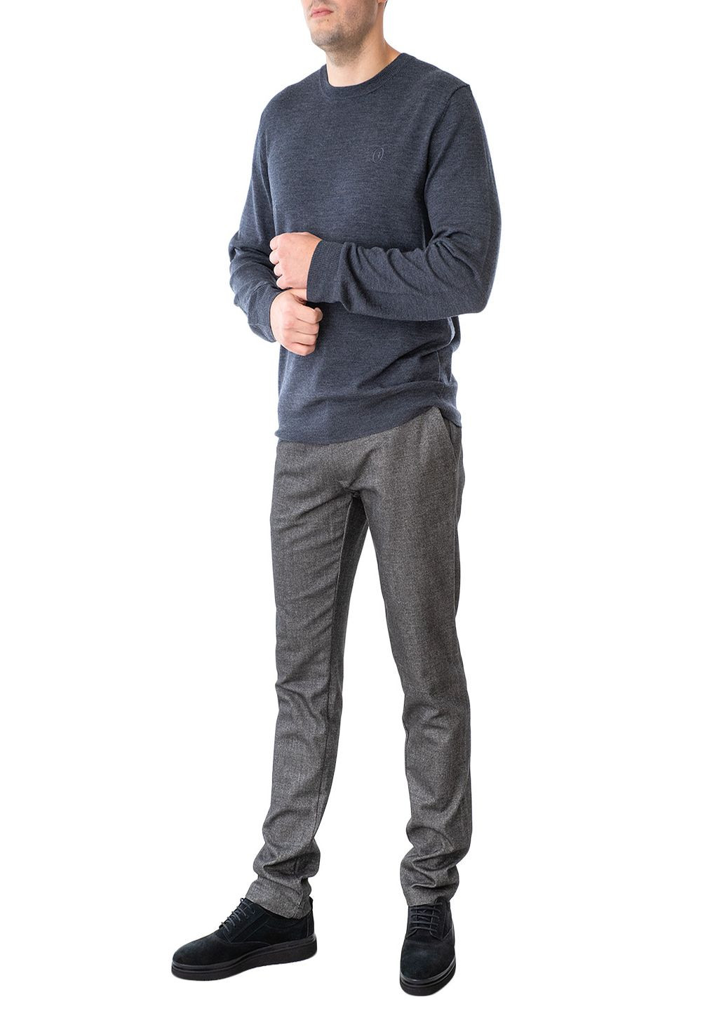 Сірий зимовий светр Trussardi Jeans