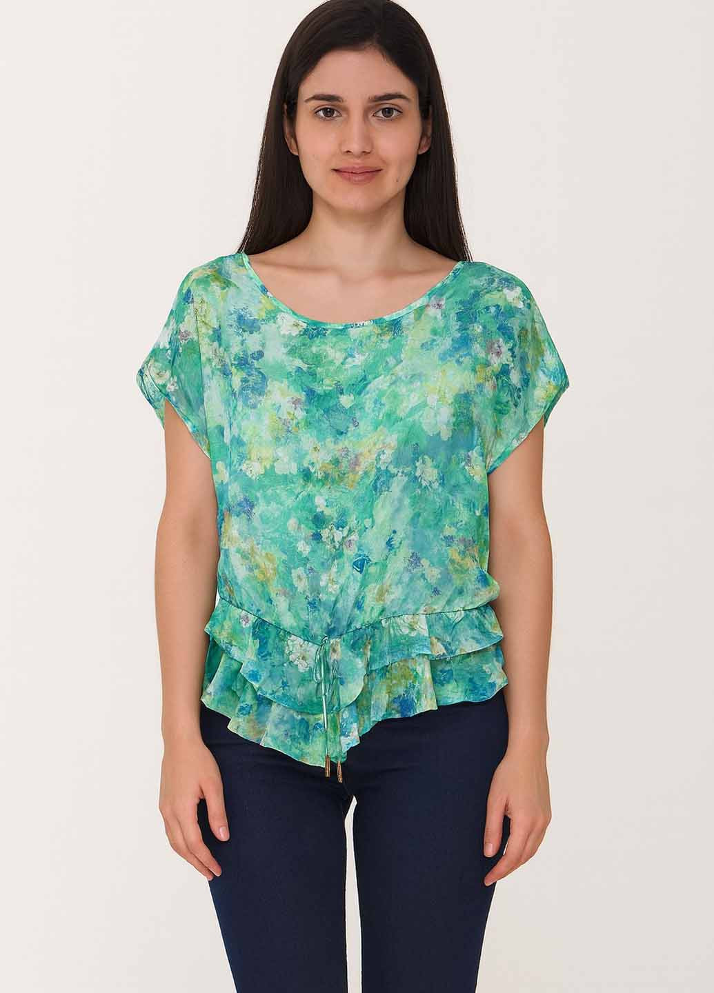 Зелена блузка Sassofono