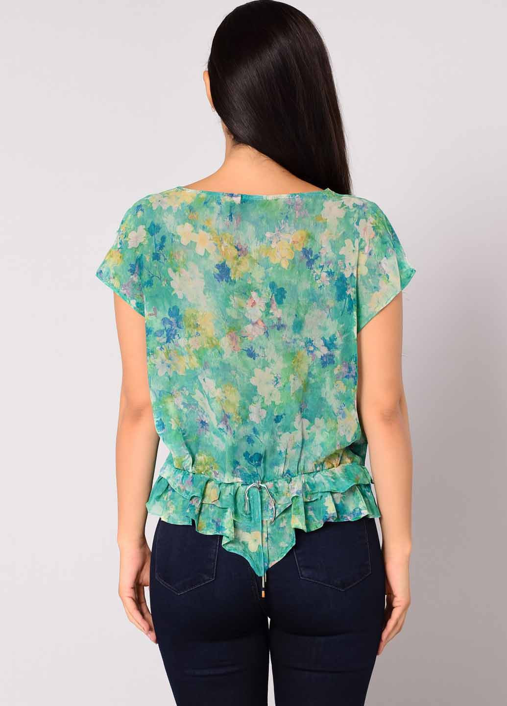 Зелена блузка Sassofono