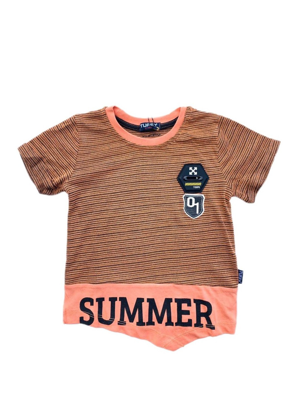 Оранжевая летняя футболка Tuffy