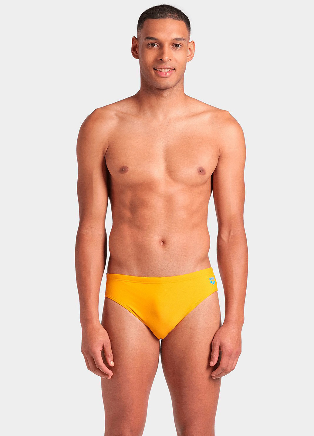 Мужские горчичные пляжные плавки хипсы Arena