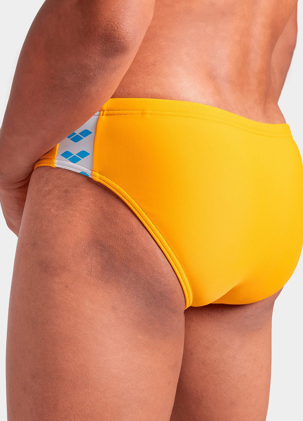 Мужские горчичные пляжные плавки хипсы Arena